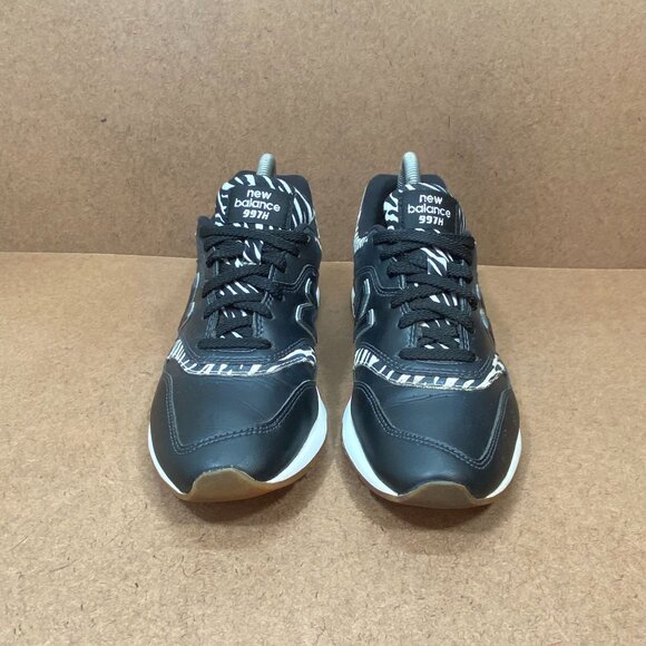 New Balance 997H Womens Sneakers Black With White Zebra Print - Picture 2 of 8
